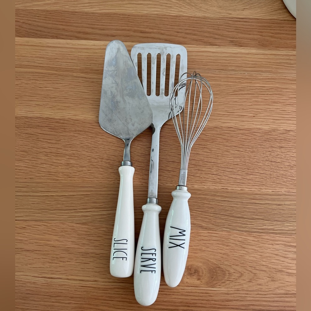 Set of Rae Dunn Serving Utensils